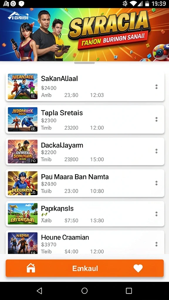 62vip - Screenshot menampilkan antarmuka utama 62VIP yang menarik.