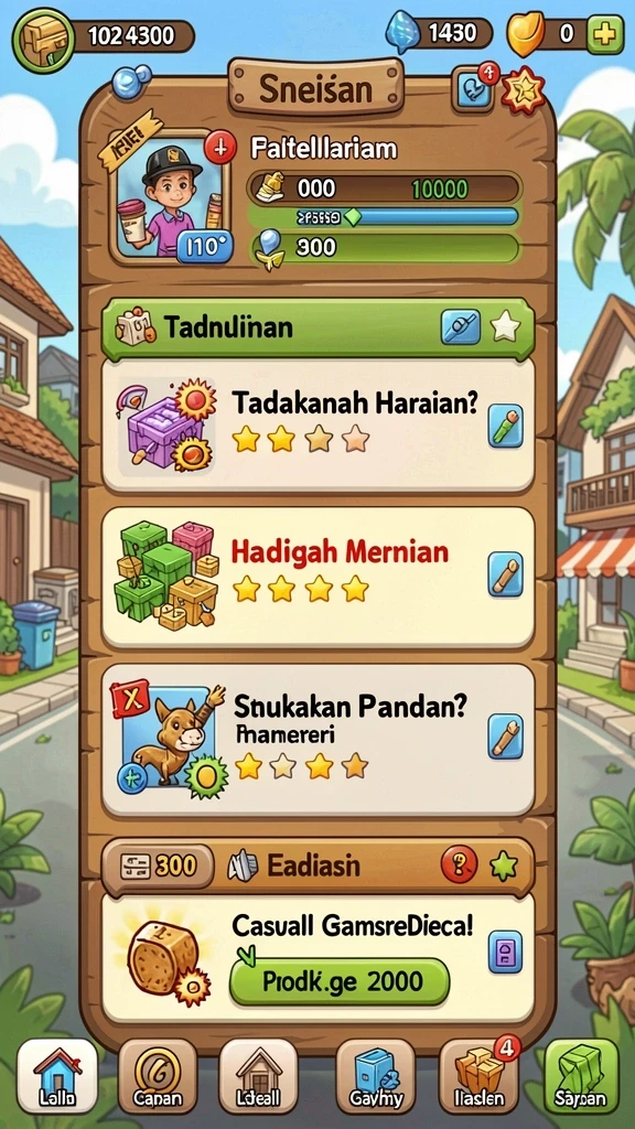 ina777 - Tampilan menu utama yang menarik dan mudah dinavigasi.