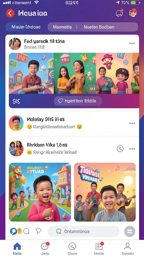 tokped777 - Fitur komunitas untuk berinteraksi dengan pemain lain.